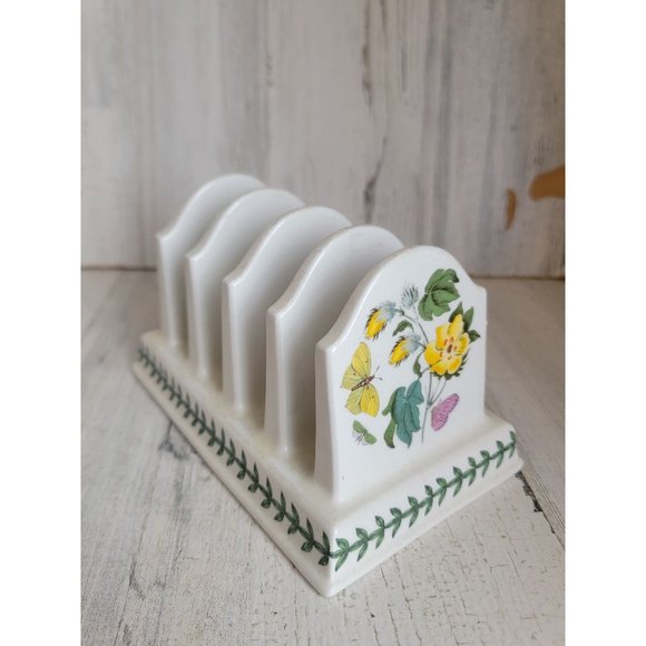Portmeirion Botanic Gardens milkweed napkin holder letter - Picture 2 of 9